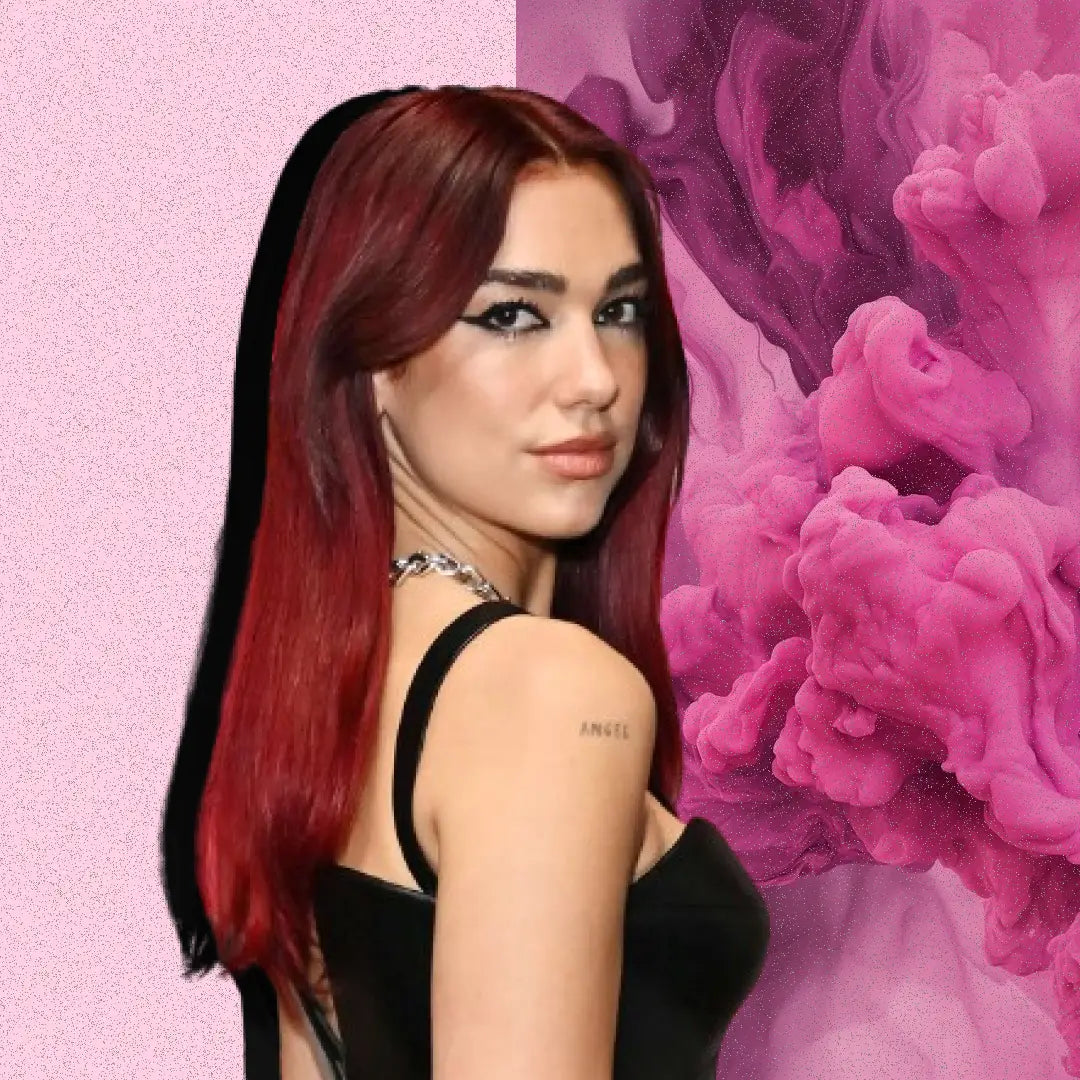 Dua Lipa at BRIT Awards 2024: Wine Red Nails & Leather Glam  iNAIL SUPPLY