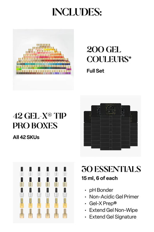 Apres Gel-X All-In-One Set - 200 Gel Colors (W2)
