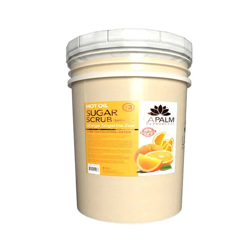 LA PALM Oil Sugar Scrub Orange Tangerine Zest Bucket - Spa