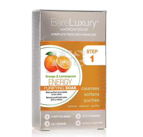 BARE LUXURY PEDI 4 Step ENERGY - Orange & Lemongrass 48/Box