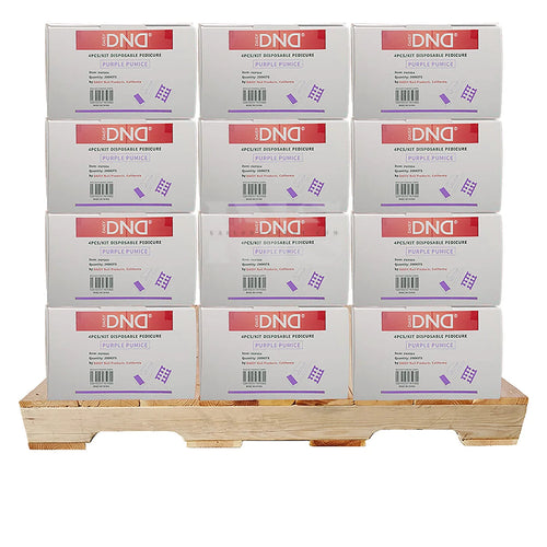 DND Disposable Pedicure Kit 4 Purple 200/Box - 60/Case per PALLET (W2)