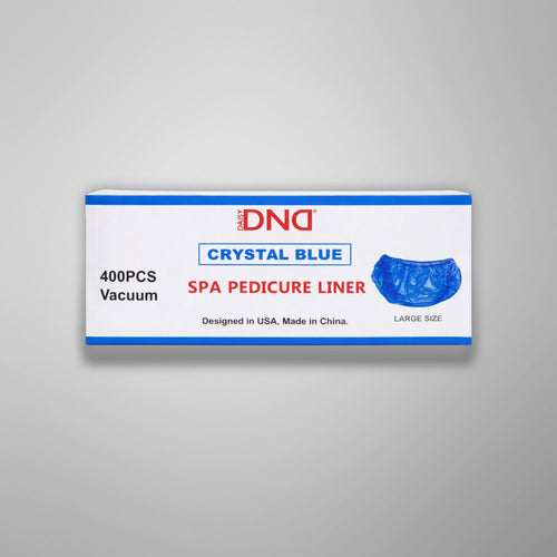 DND Disposable Pedicure Liner Blue 400/Box