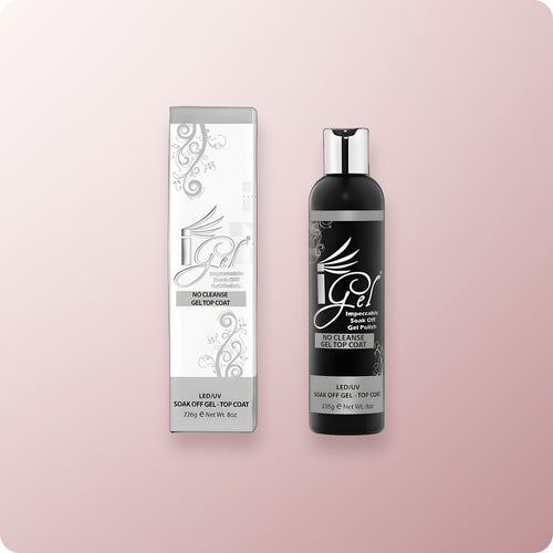 iGEL UV/LED Non-Cleanse Gel Top Coat REFILL 8 oz