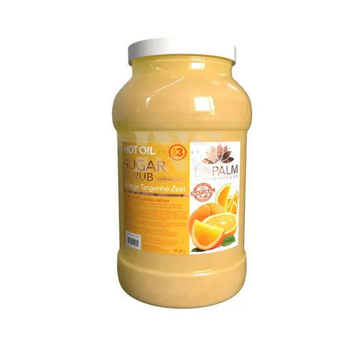 LA PALM Oil Sugar Scrub Orange Tangerine Zest Gallon - Spa