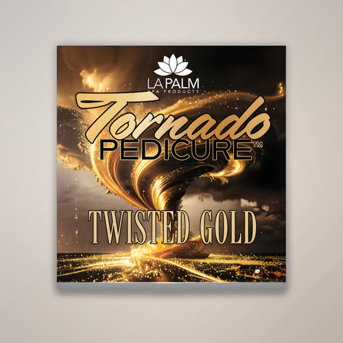 LA PALM Tornado 5 Step Pedicure Twisted Gold - Single