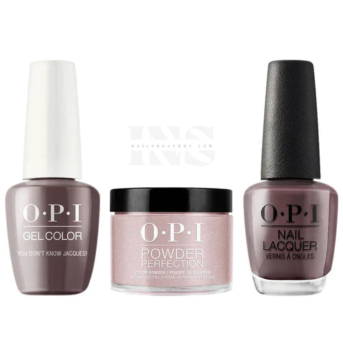 OPI Trio - You Don't Know Jacques! F15