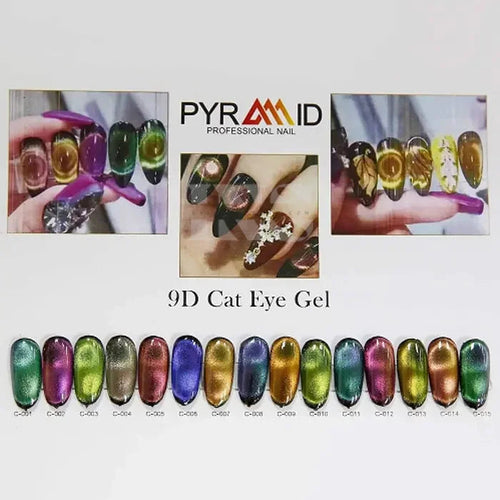PYRAMID 9D Cateye Collection 12 pcs