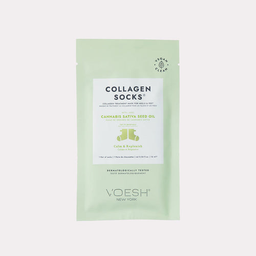 VOESH Collagen Mask Socks - Hemp Extract Seed Oil 100/Box