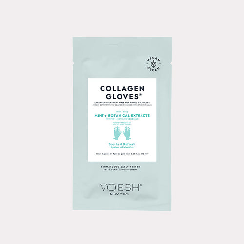 VOESH Collagen Mask Gloves - Mint & Botanical Extracts single