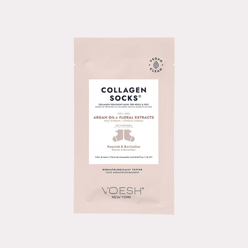 VOESH Collagen Mask Socks - Argan Oil & Floral Extracts single