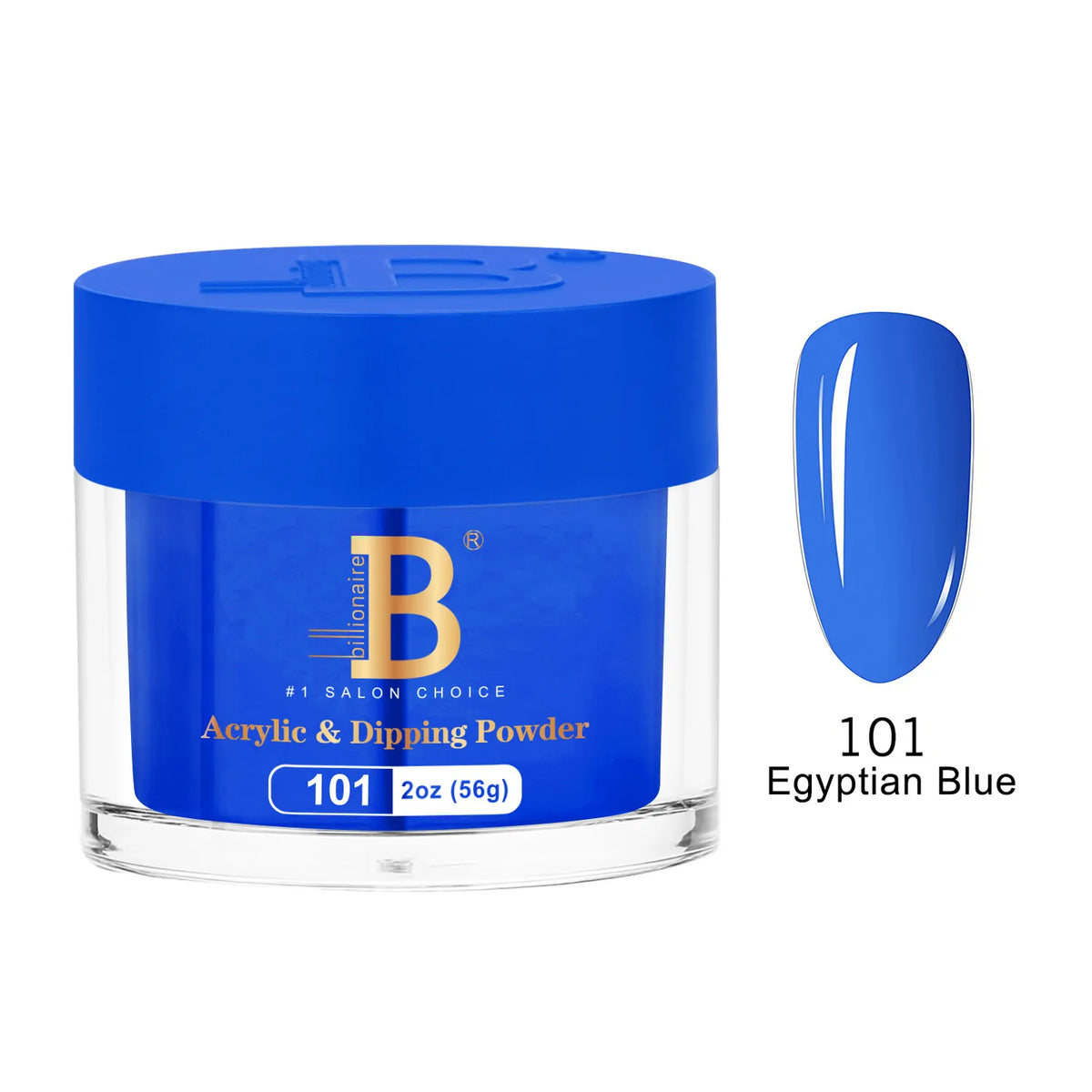 Billionaire Imperial Acrylic & Dipping Powder 101 Egyptian Blue 2 oz jar