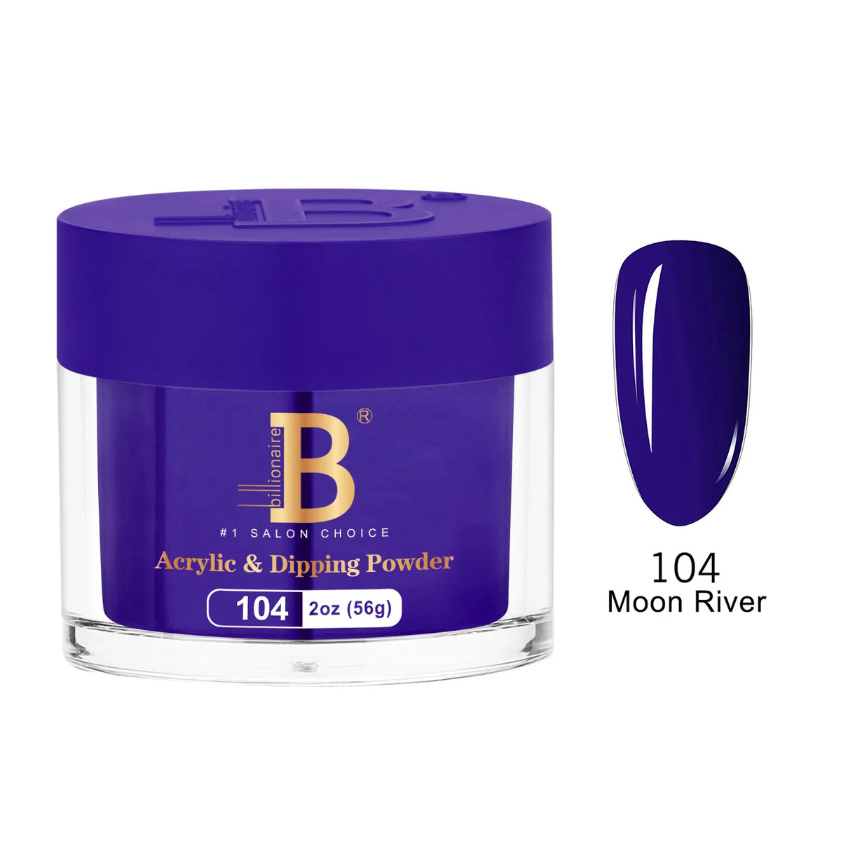 Billionaire Imperial Acrylic & Dipping Powder 104 Moon River 2 oz jar