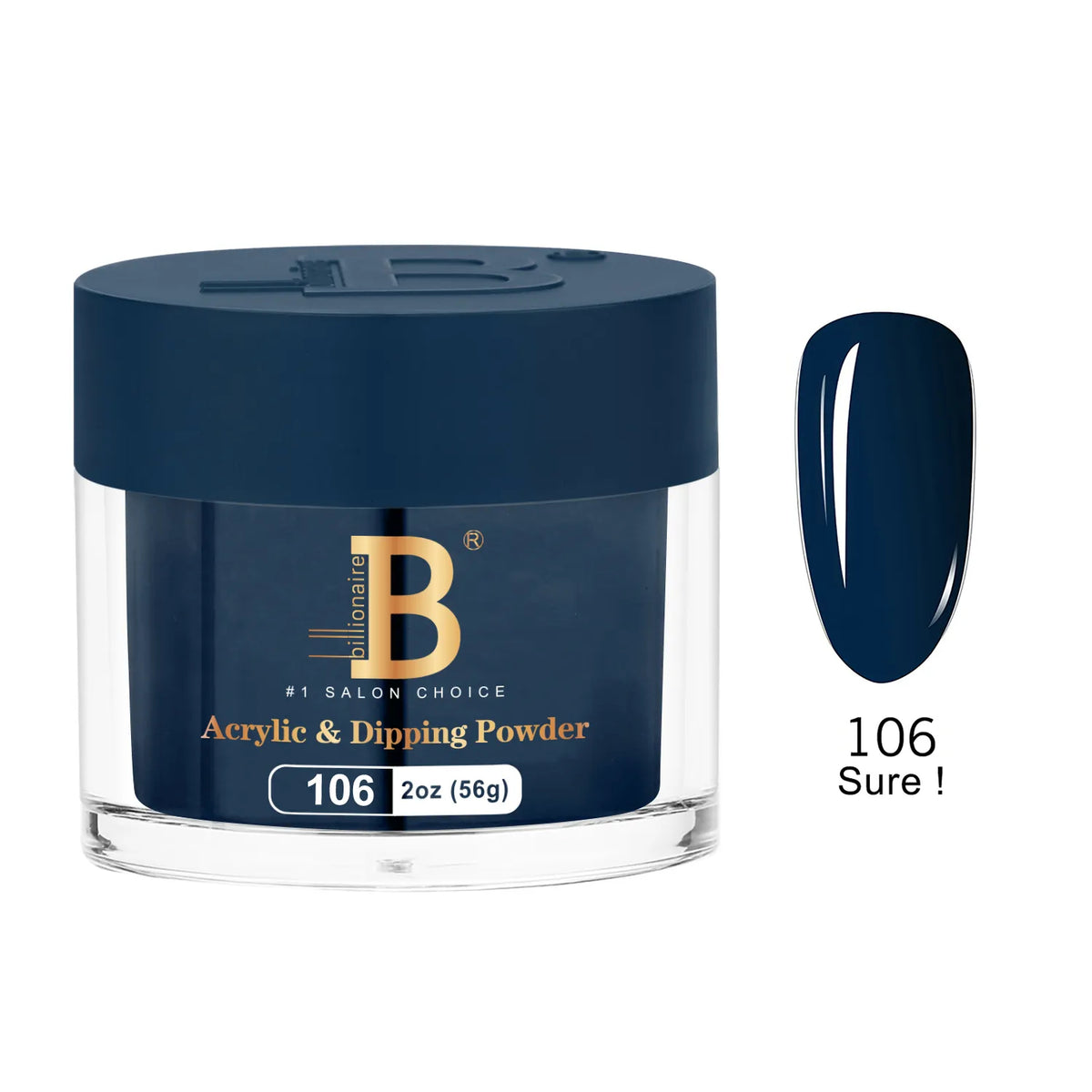 Billionaire Imperial Acrylic & Dipping Powder 106 Sure ! 2 oz jar