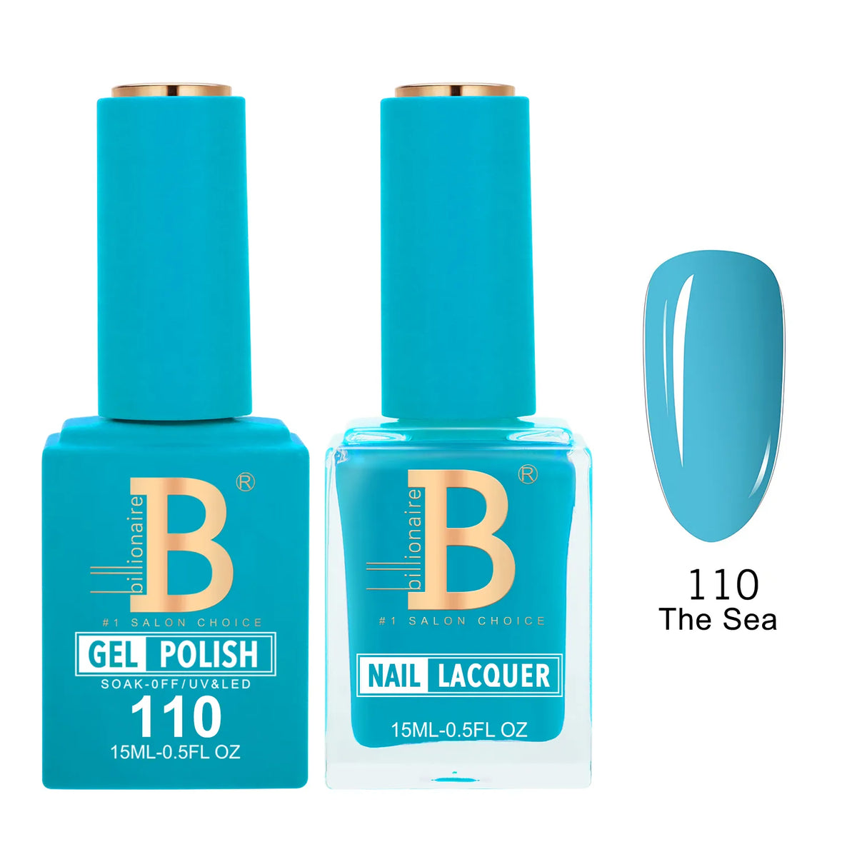Billionaire Imperial 110 The Sea - Duo Gel Polish & Lacquer