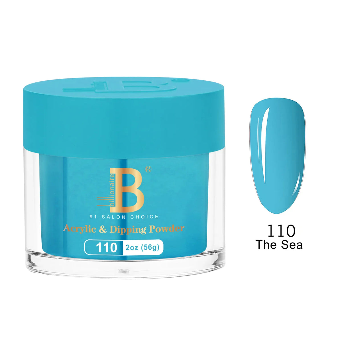Billionaire Imperial Acrylic & Dipping Powder 110 The Sea 2 oz jar