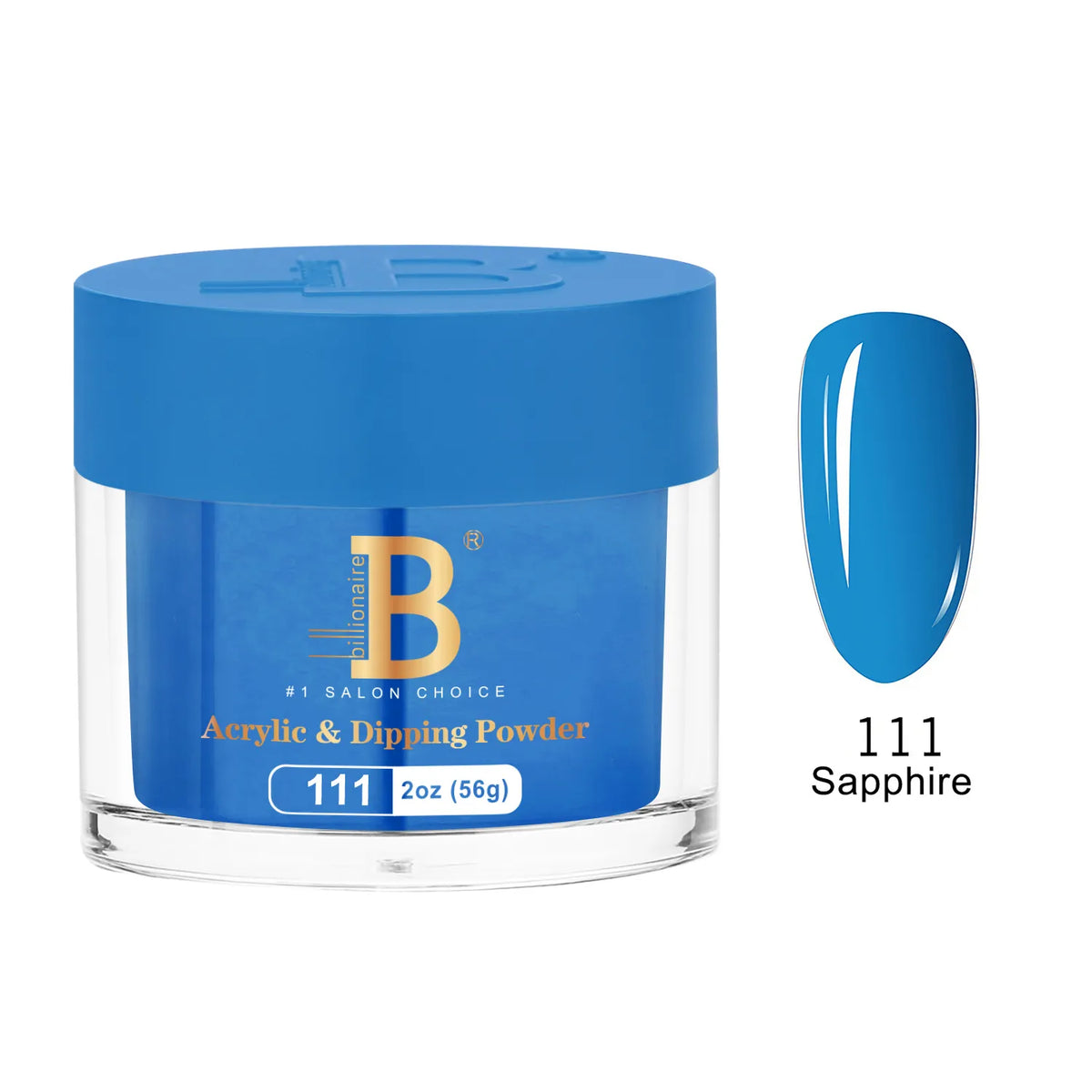 Billionaire Imperial Acrylic & Dipping Powder 111 Sapphire 2 oz jar