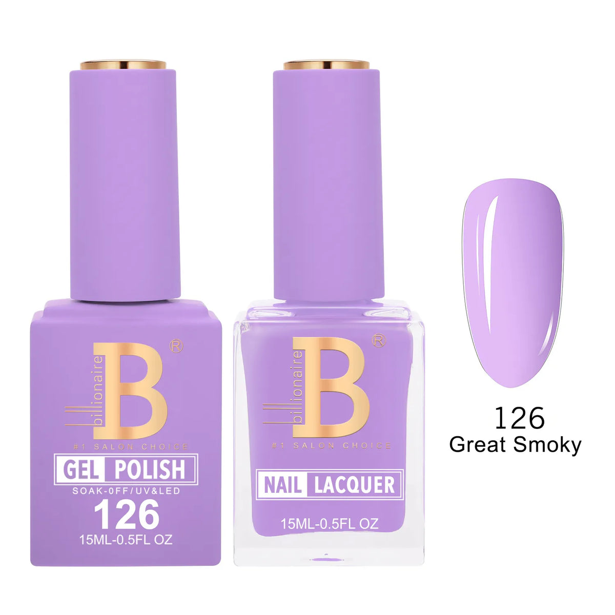 Billionaire Imperial 126 Great Smoky - Duo Gel Polish & Lacquer