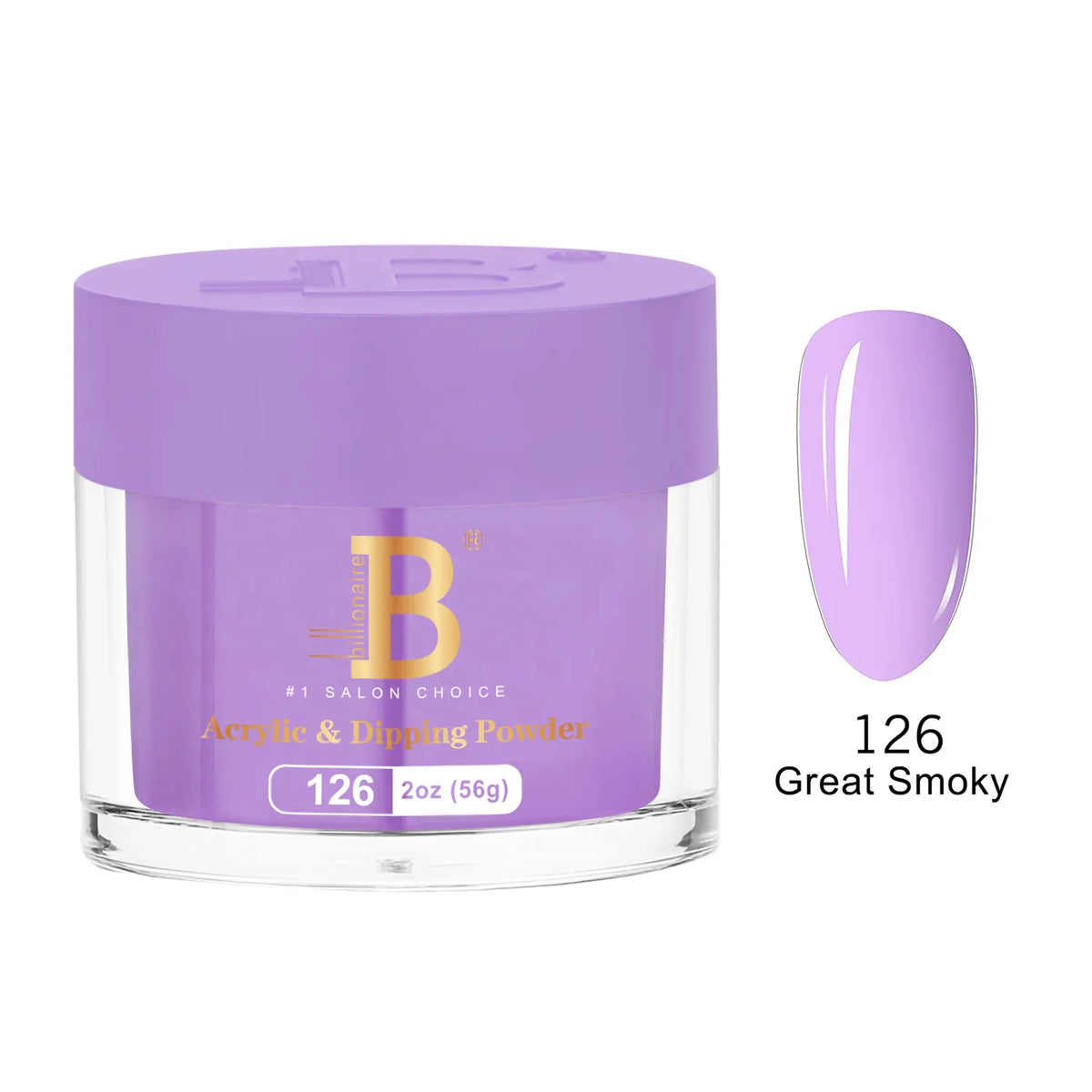 Billionaire Imperial Acrylic & Dipping Powder 126 Great Smoky 2 oz jar