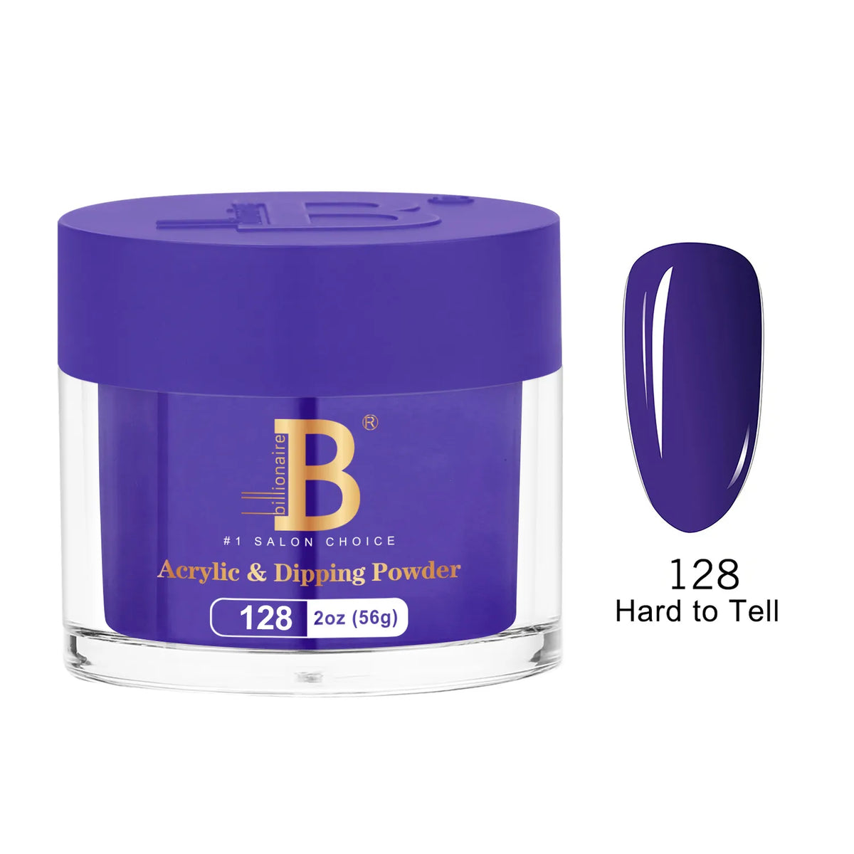Billionaire Imperial Acrylic & Dipping Powder 128 Hard to Tell 2 oz jar