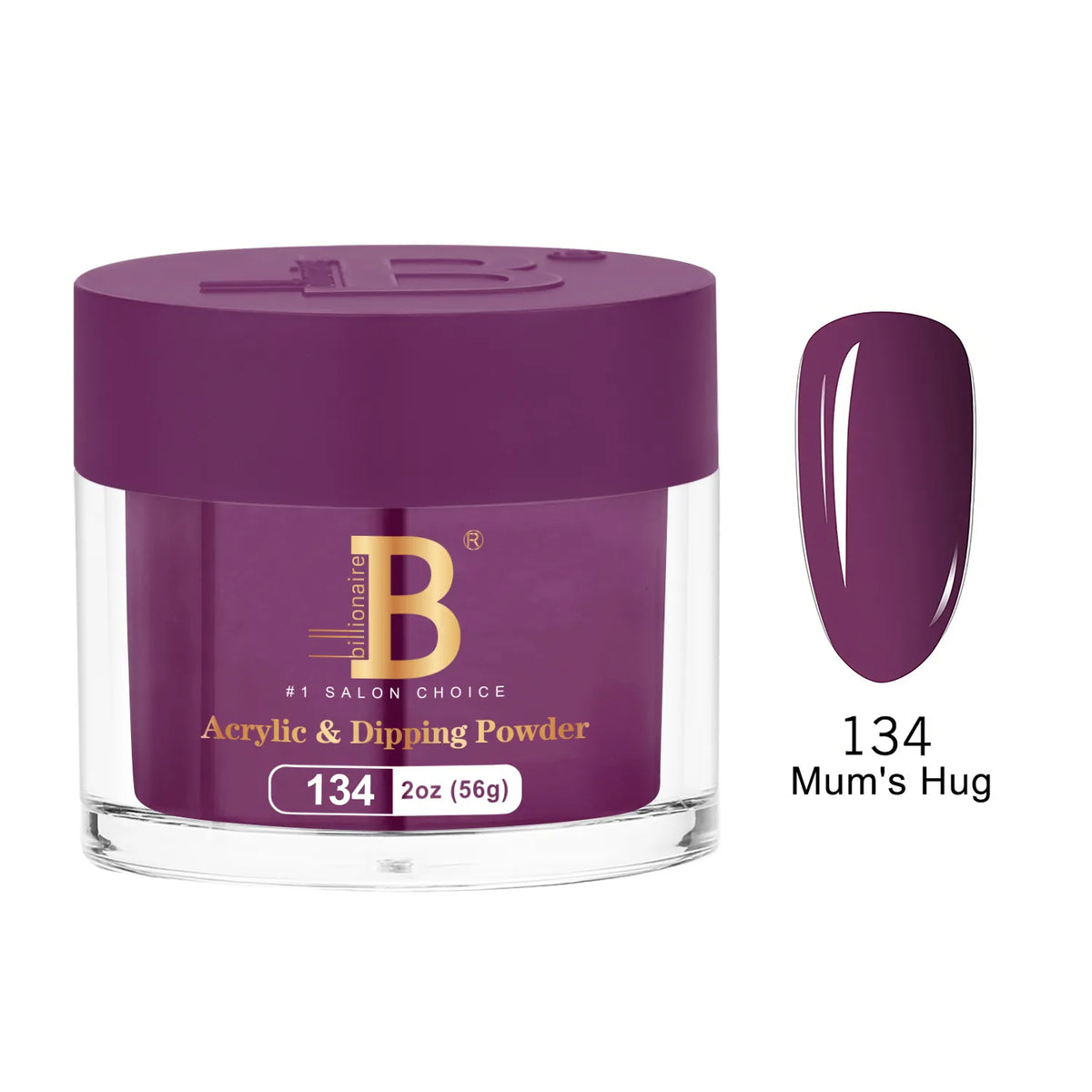 Billionaire Imperial Acrylic & Dipping Powder 134 Mum's Hug 2 oz jar