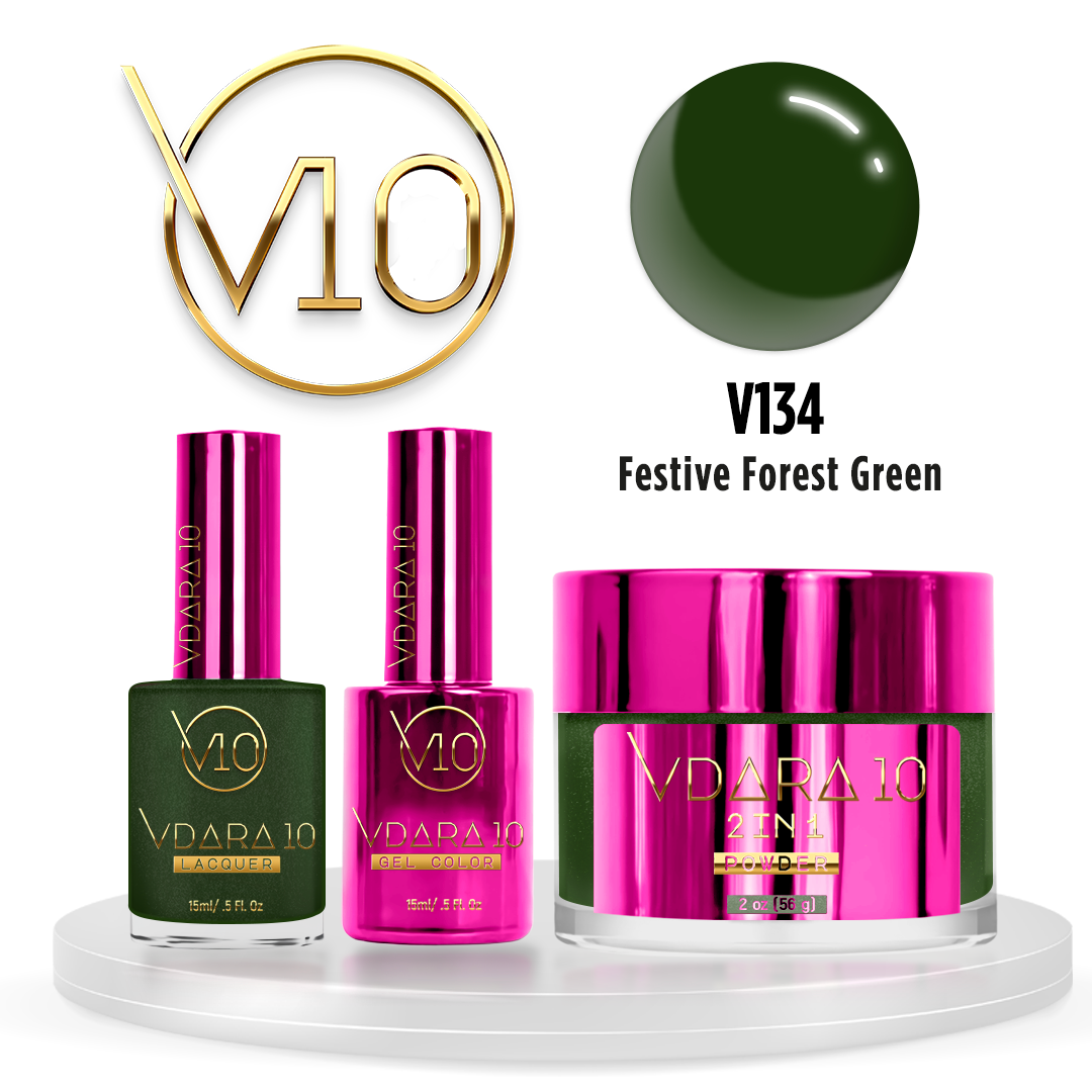 VDARA Trio 134 Festive Forest Green