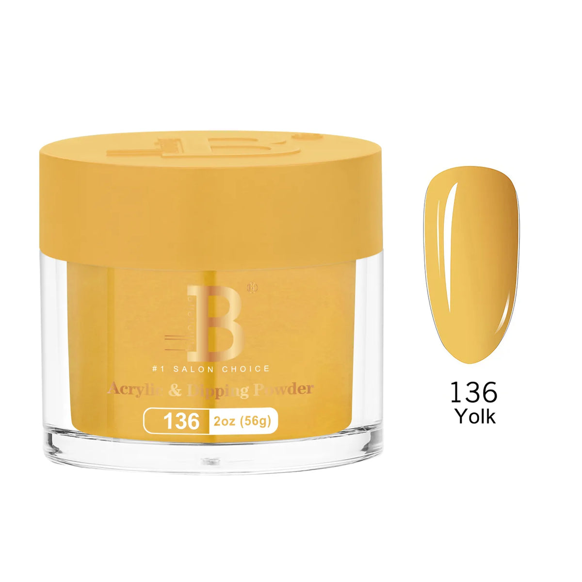 Billionaire Imperial Acrylic & Dipping Powder 136 Yolk 2 oz jar
