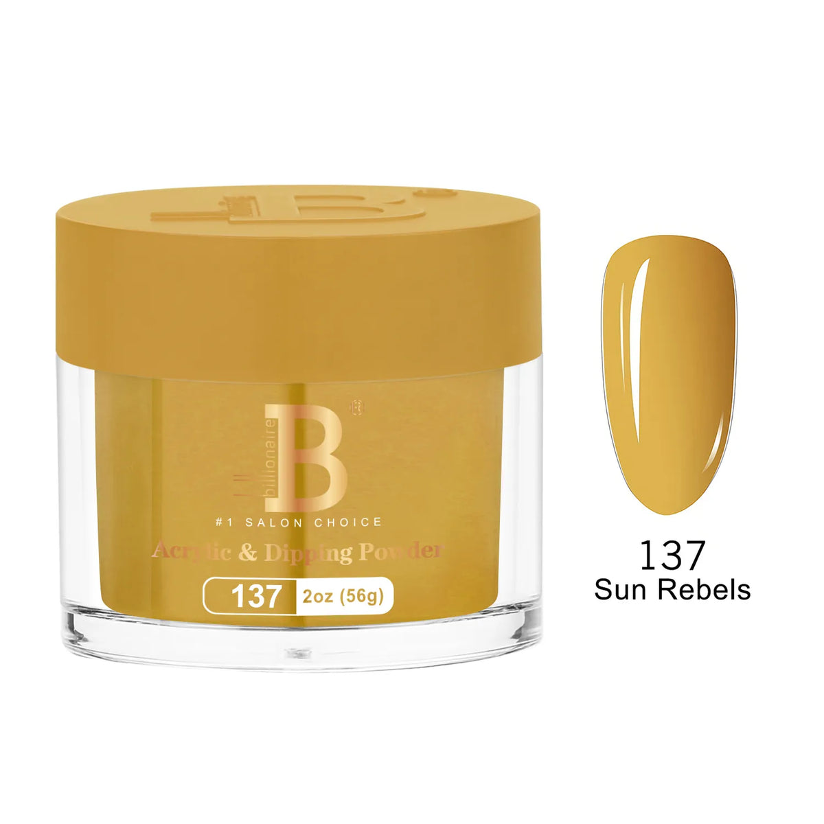 Billionaire Imperial Acrylic & Dipping Powder 137 Sun Rebels 2 oz jar