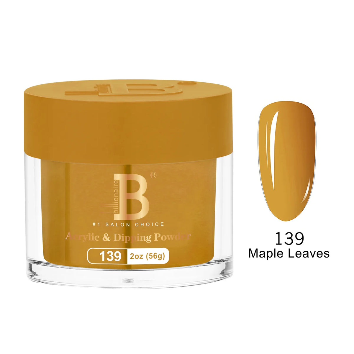Billionaire Imperial Acrylic & Dipping Powder 139 Maple Leaves 2 oz jar