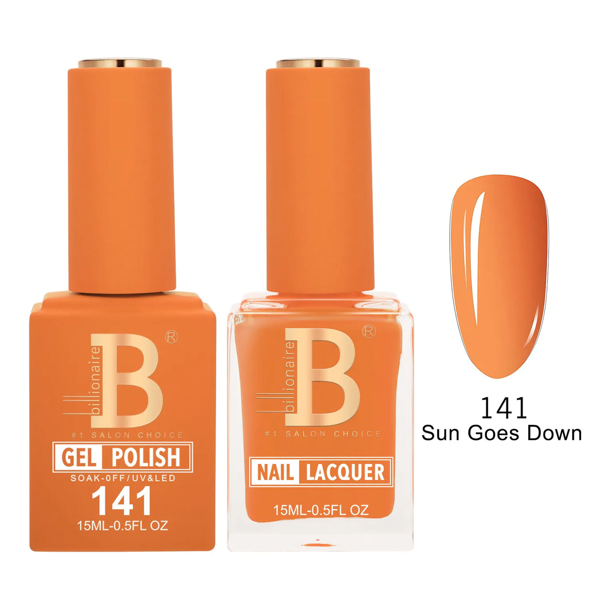 Billionaire Imperial 141 Sun Goes Down - Duo Gel Polish & Lacquer