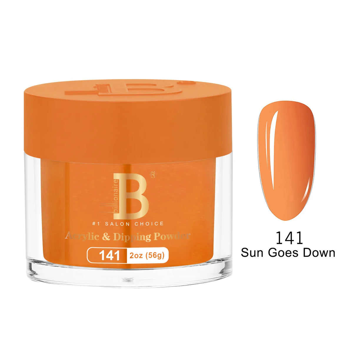 Billionaire Imperial Acrylic & Dipping Powder 141 Sun Goes Down 2 oz jar