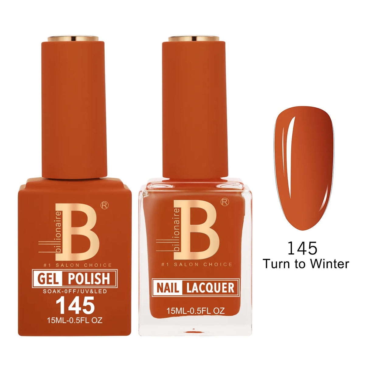 Billionaire Imperial 145 Turn to Winter - Duo Gel Polish & Lacquer