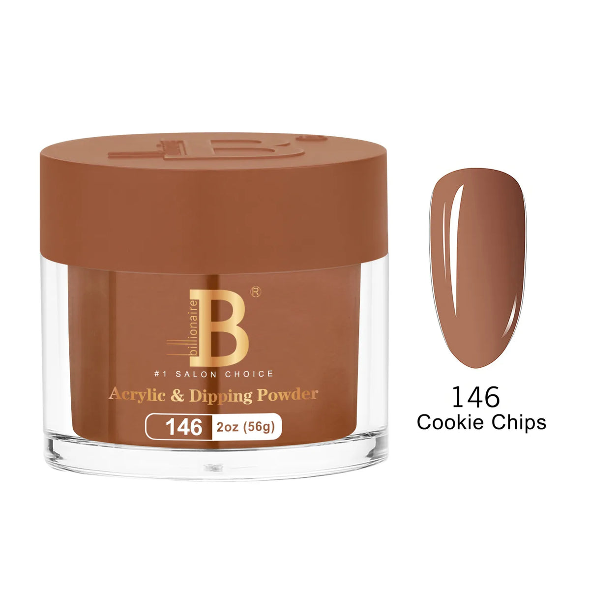 Billionaire Imperial Acrylic & Dipping Powder 146 Cookie Chips 2 oz jar