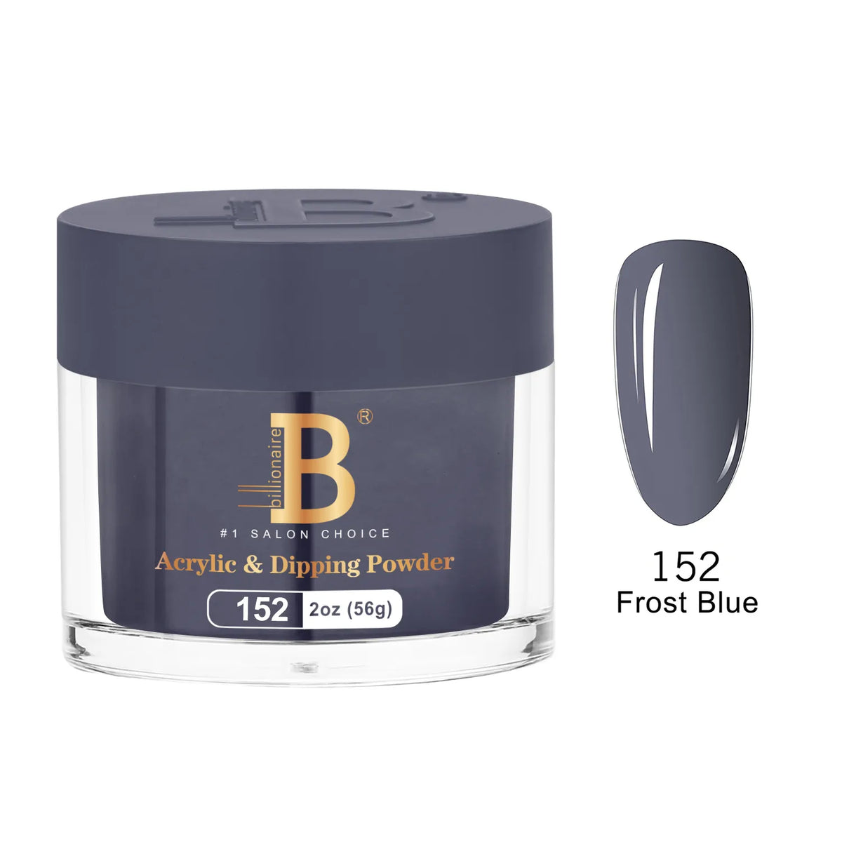 Billionaire Imperial Acrylic & Dipping Powder 152 Frost Blue 2 oz jar