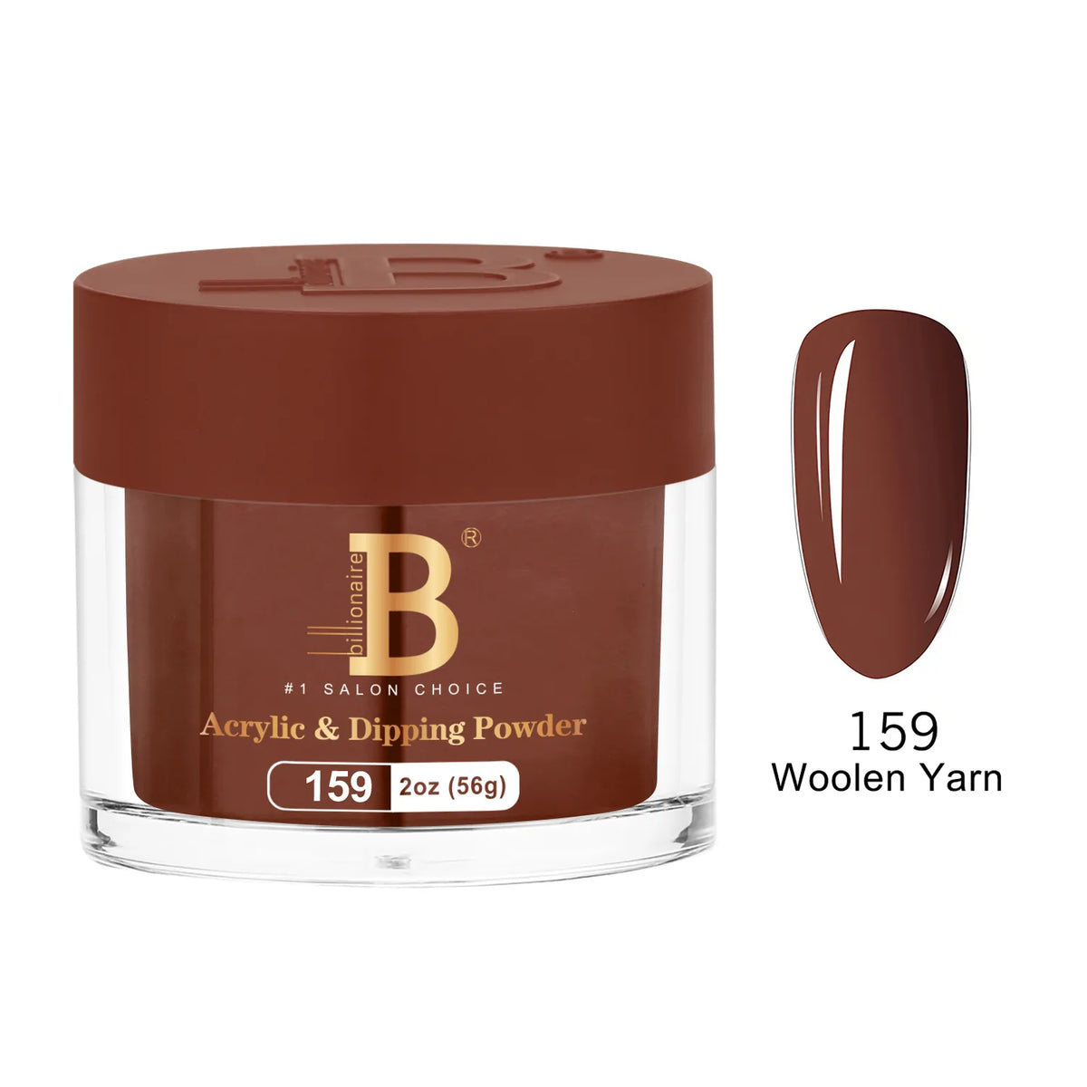 Billionaire Imperial Acrylic & Dipping Powder 159 Woolen Yarn 2 oz jar
