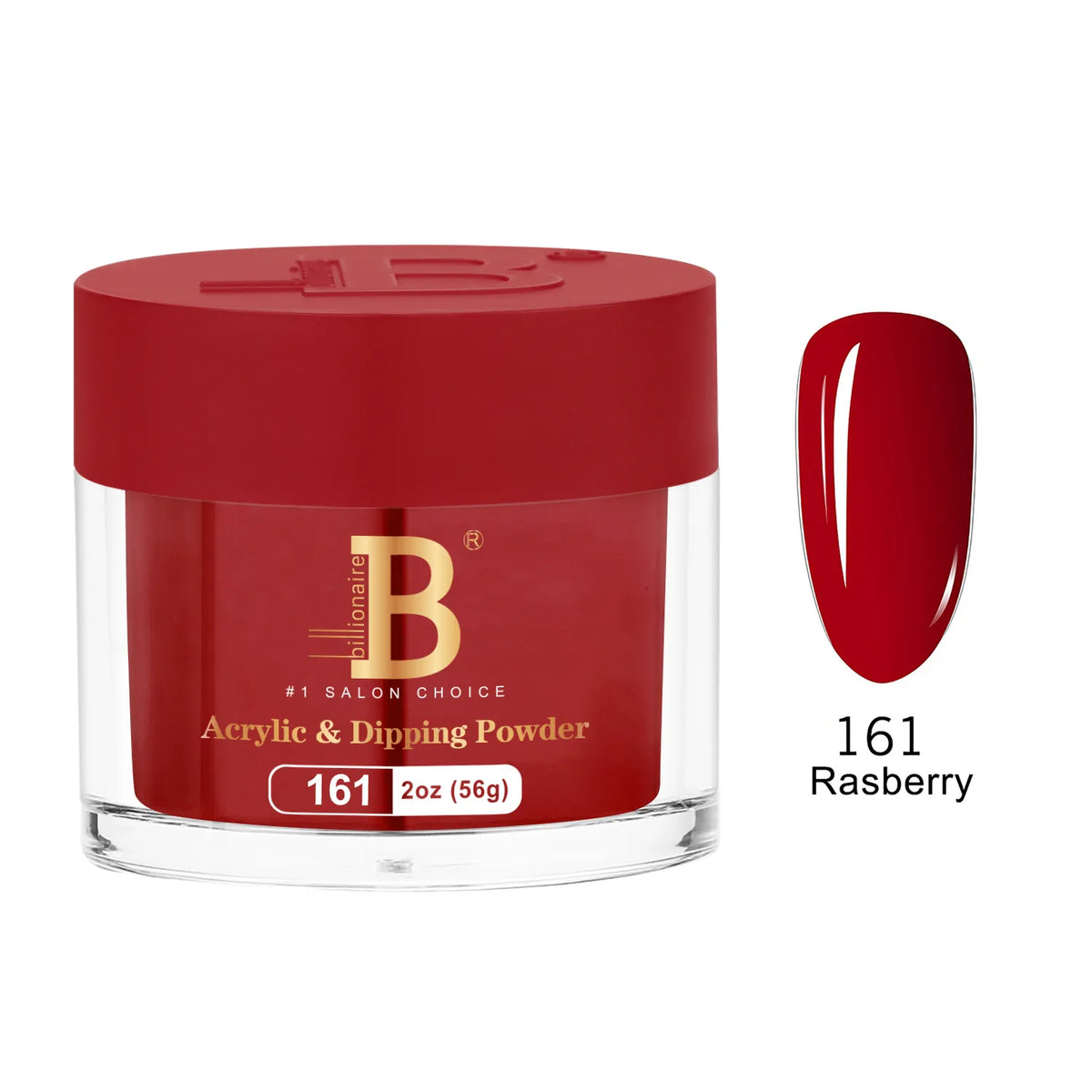Billionaire Imperial Acrylic & Dipping Powder 161 Rasberry 2 oz jar