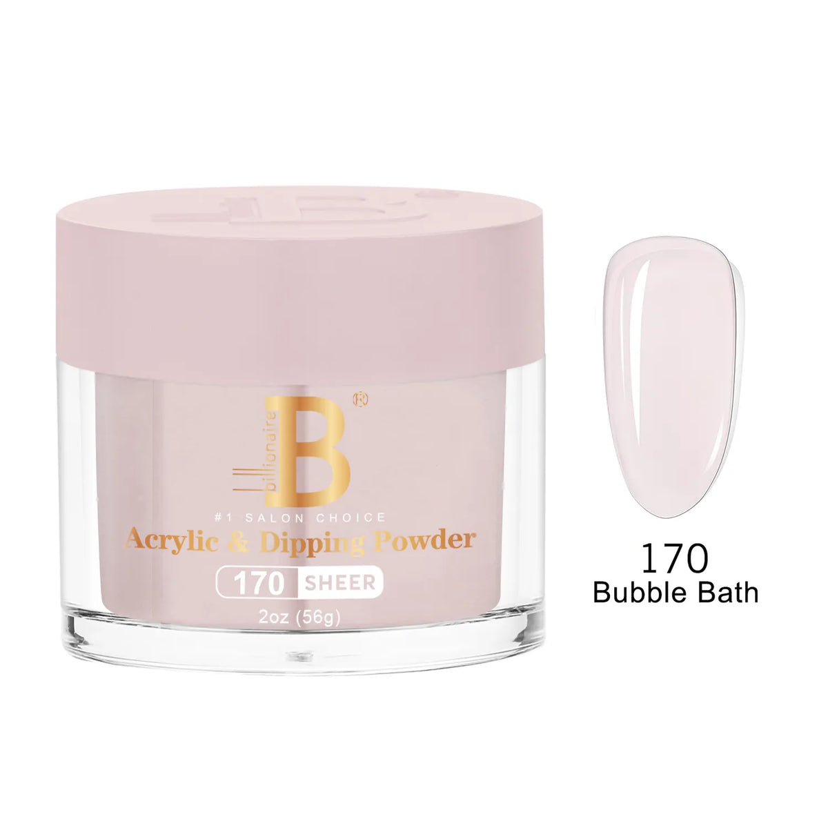 Billionaire Imperial Acrylic & Dipping Powder 170 Bubble Bath 2 oz jar