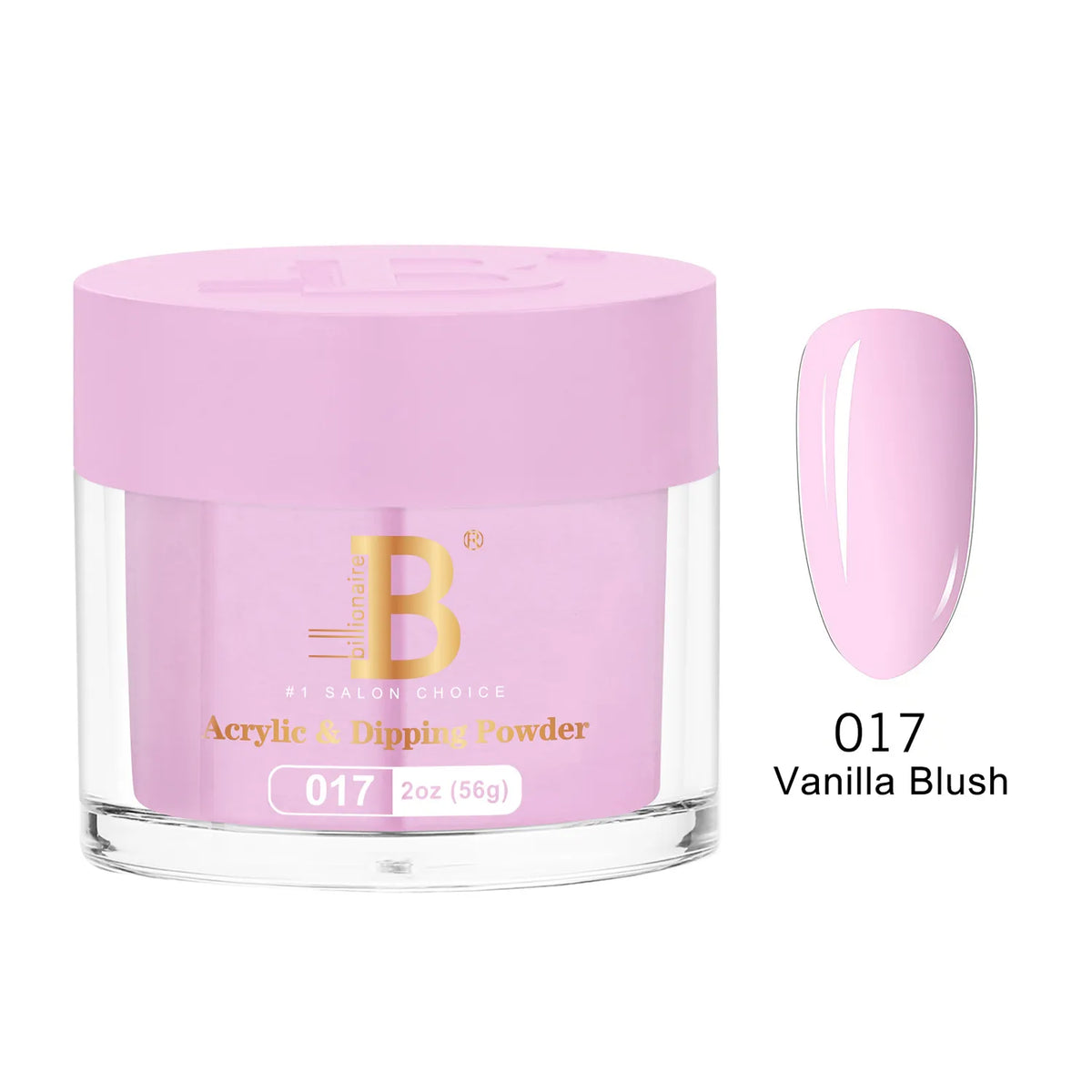 Billionaire Imperial Acrylic & Dipping Powder 017 Vanilla Blush 2 oz jar