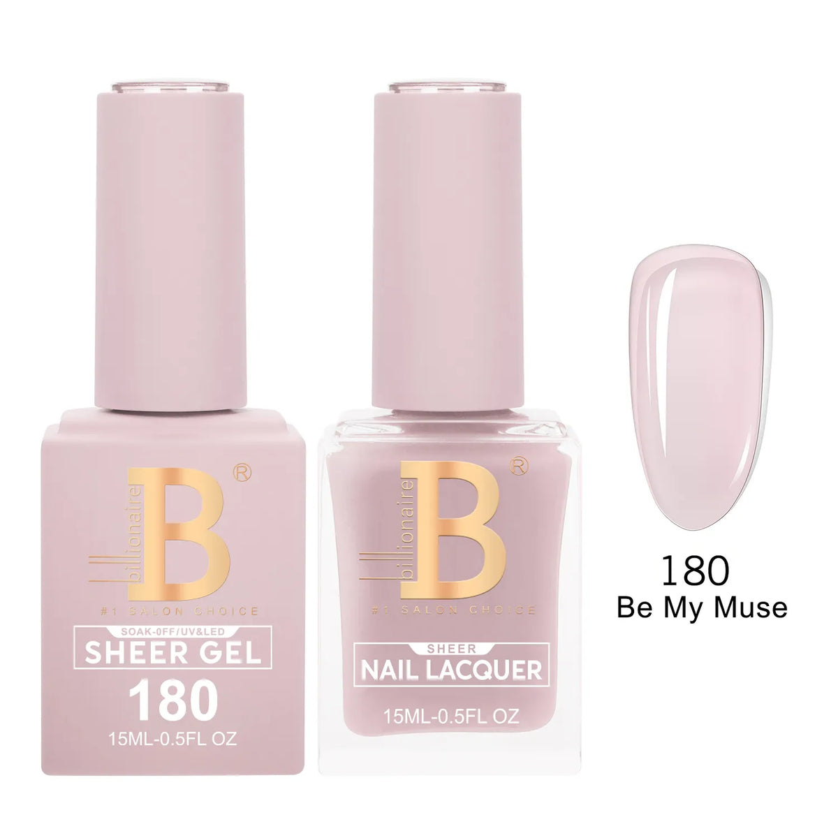 Billionaire Imperial 180 Be My Muse - Duo Gel Polish & Lacquer