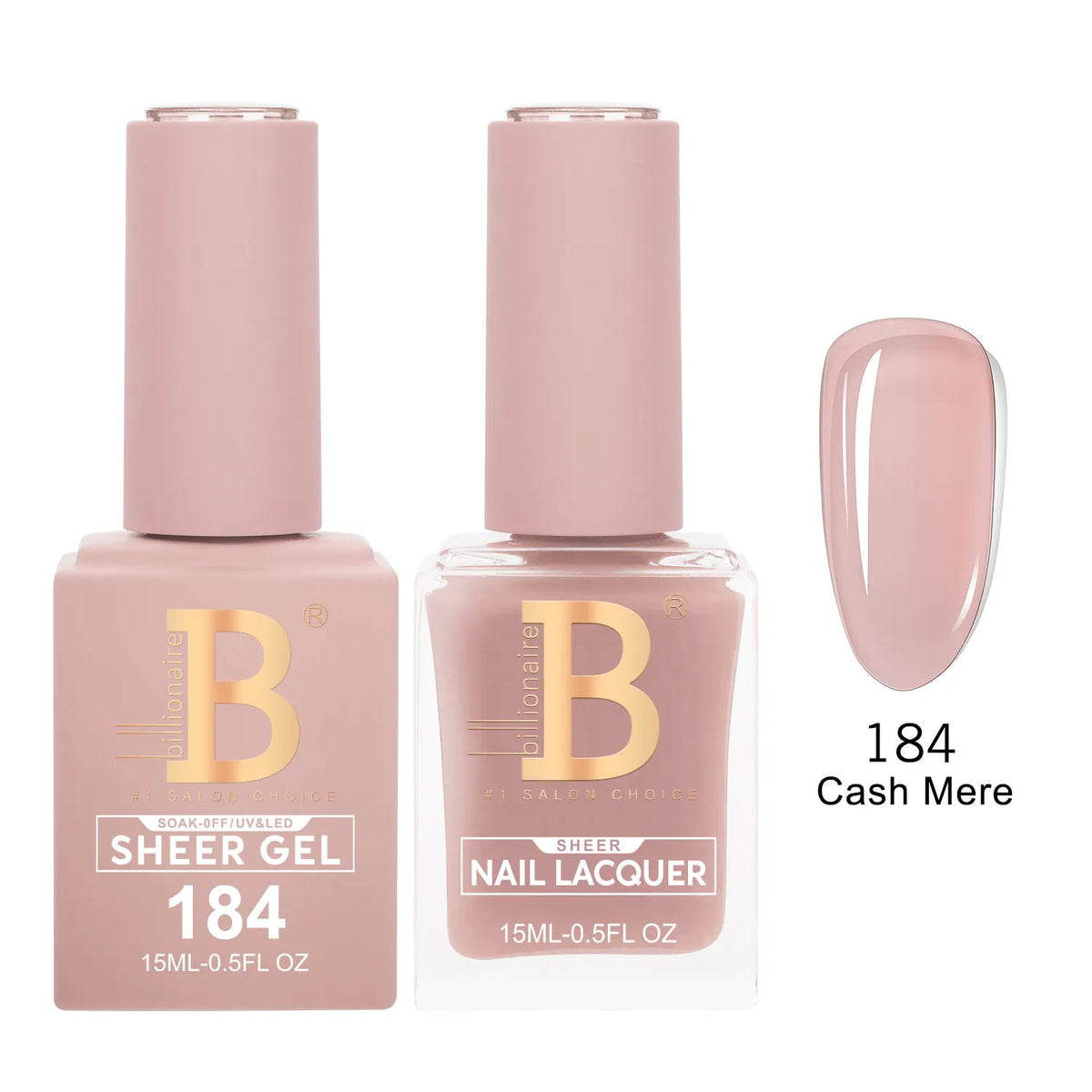 Billionaire Imperial 184 Cash Mere - Duo Gel Polish & Lacquer