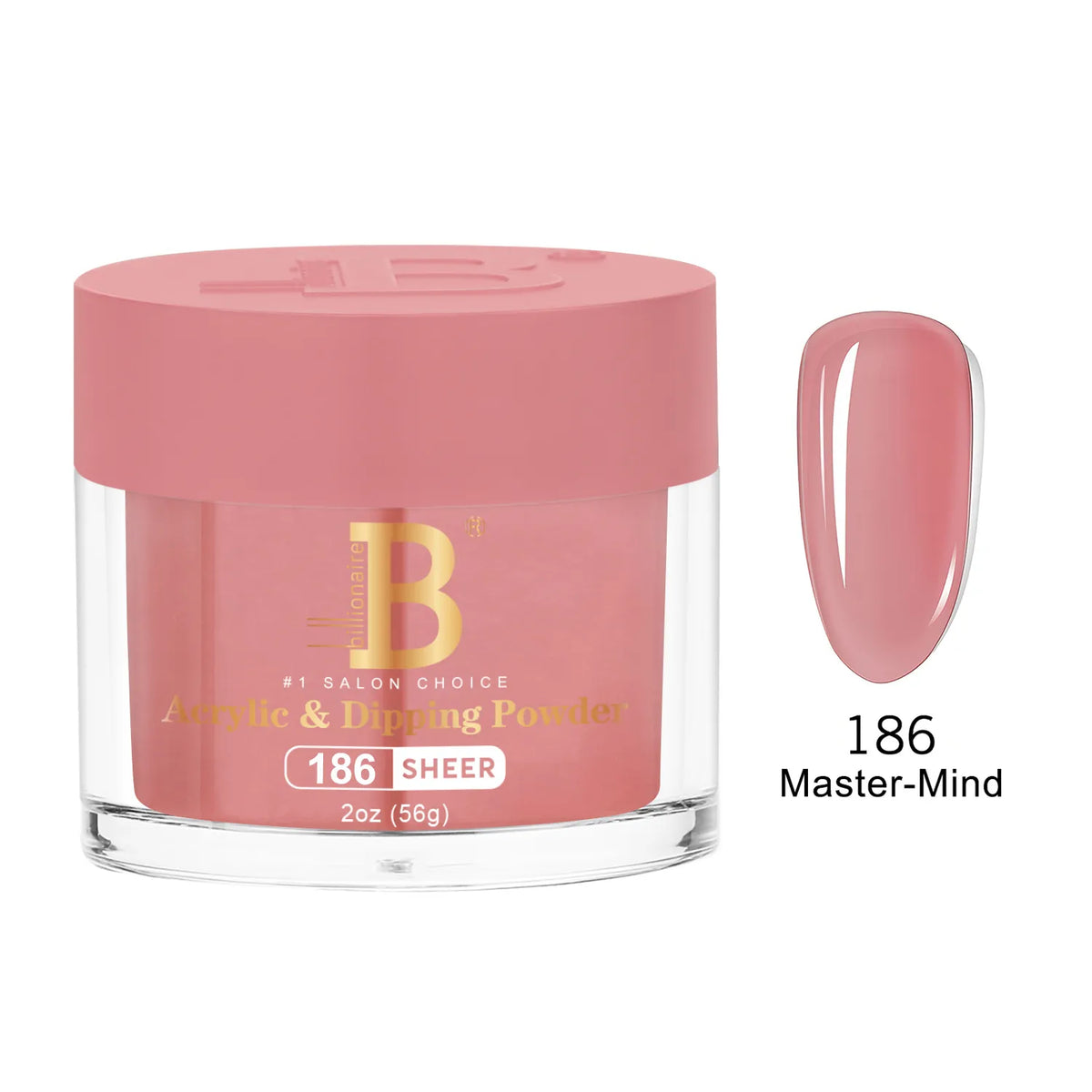 Billionaire Imperial Acrylic & Dipping Powder 186 Master-Mind 2 oz jar