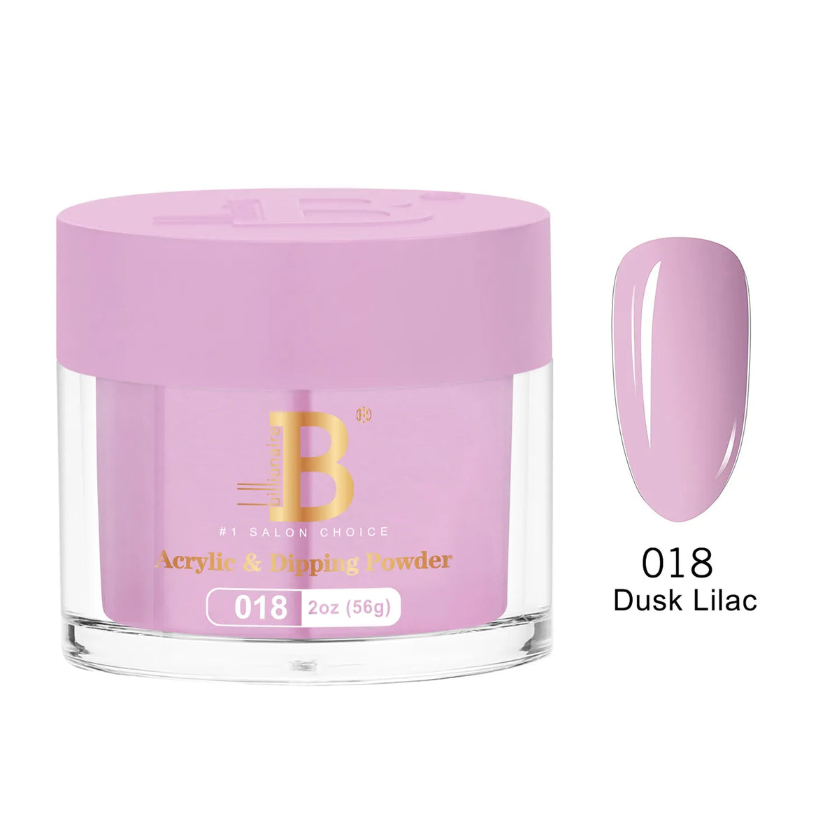 Billionaire Imperial Acrylic & Dipping Powder 018 Dusk Lilac 2 oz jar