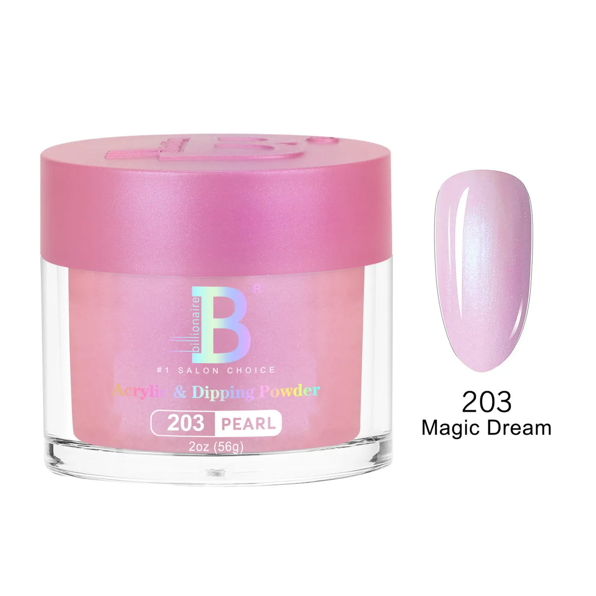 Billionaire Imperial Acrylic & Dipping Powder 203 Magic Dream 2 oz jar