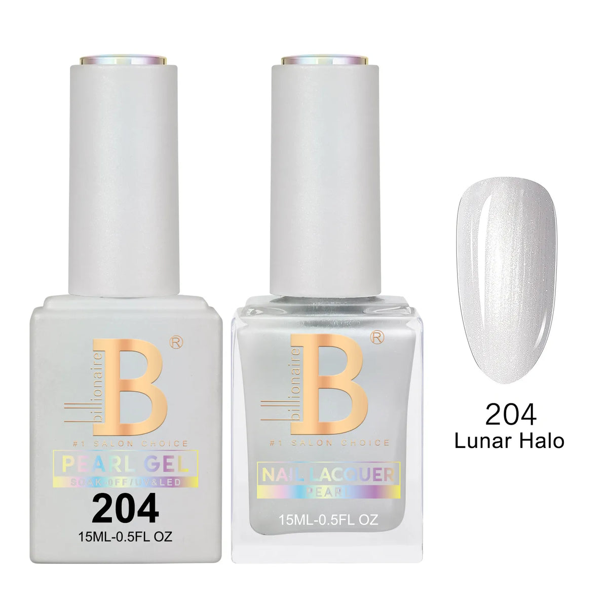 Billionaire Imperial 204 Lunar Halo - Duo Gel Polish & Lacquer