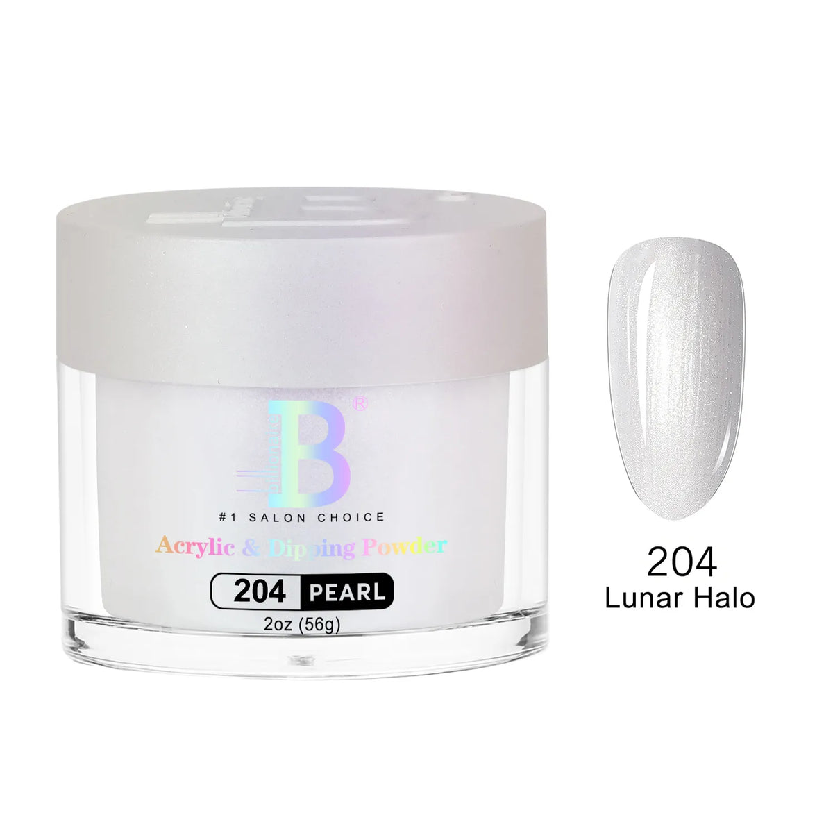 Billionaire Imperial Acrylic & Dipping Powder 204 Lunar Halo 2 oz jar