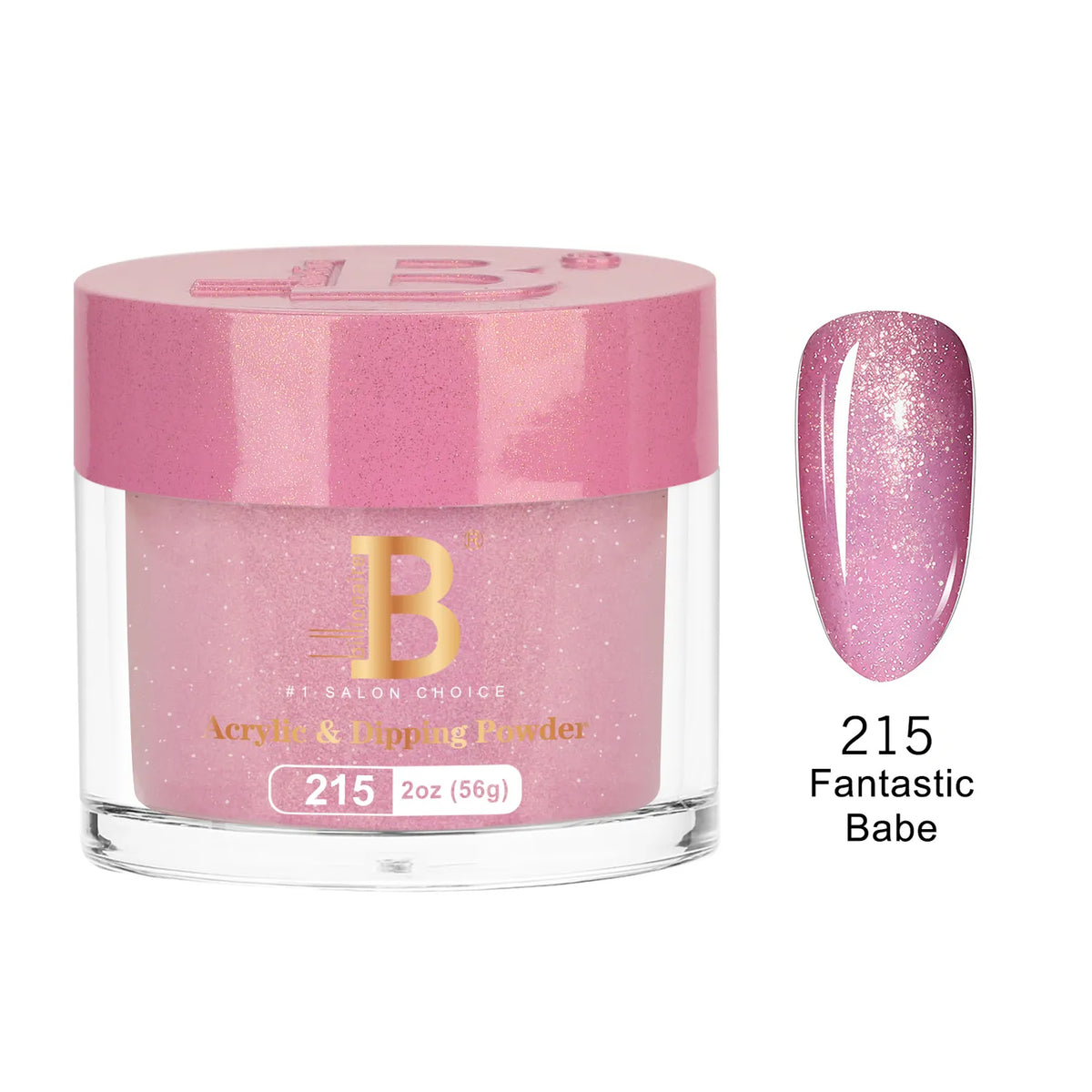 Billionaire Imperial Acrylic & Dipping Powder 215 Fantastic Babe 2 oz jar