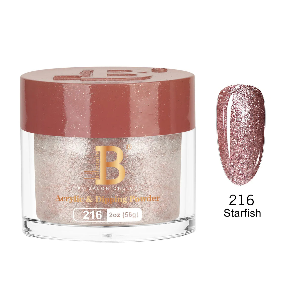 Billionaire Imperial Acrylic & Dipping Powder 216 Starfish 2 oz jar