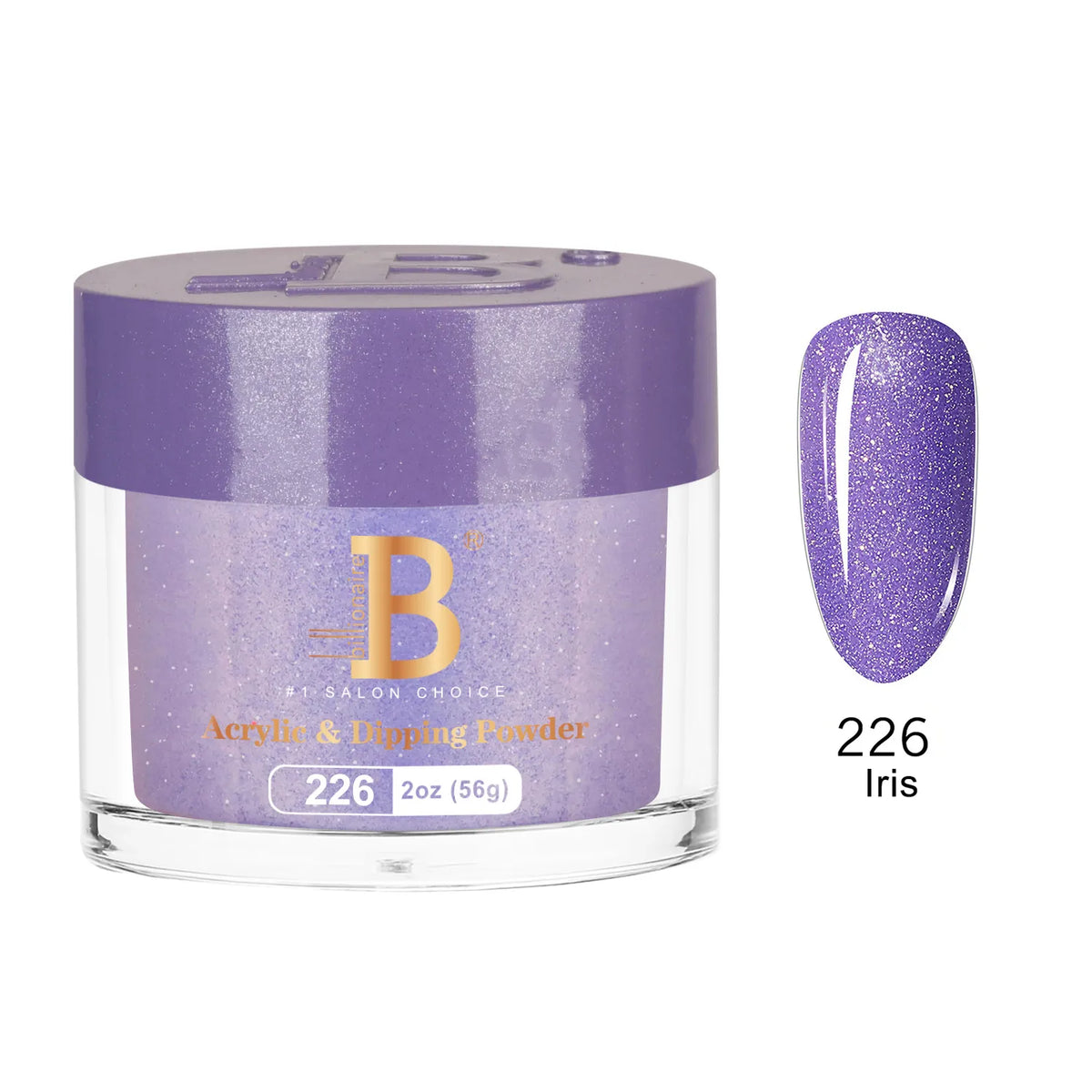 Billionaire Imperial Acrylic & Dipping Powder 226 Iris 2 oz jar