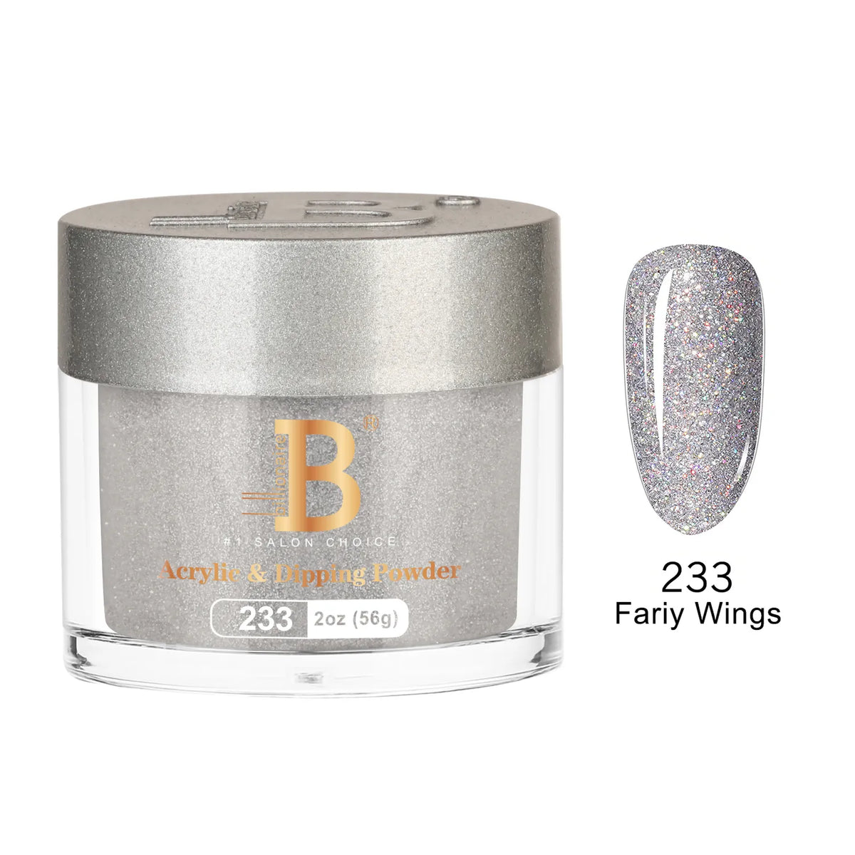 Billionaire Imperial Acrylic & Dipping Powder 233 Fariy Wings 2 oz jar