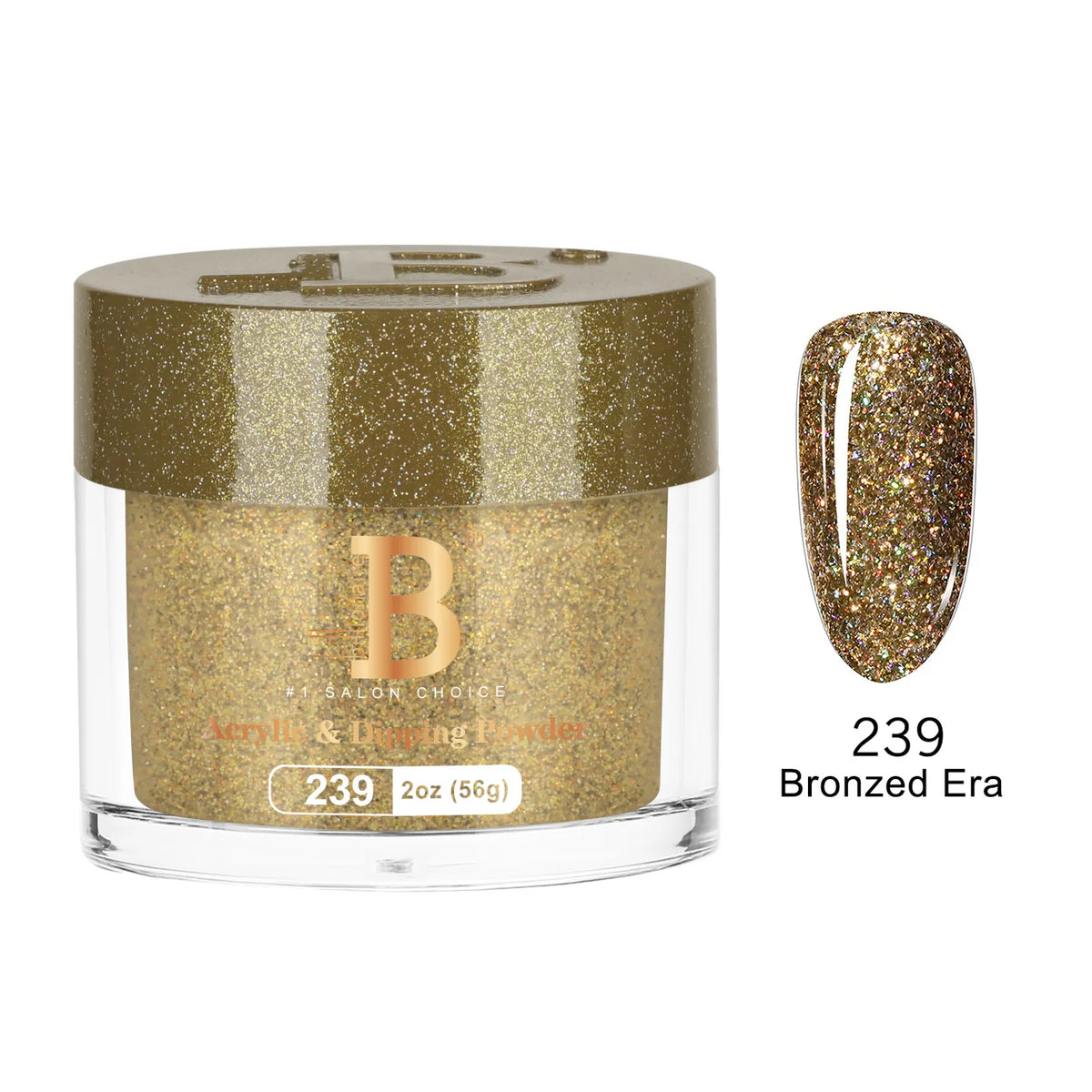 Billionaire Imperial Acrylic & Dipping Powder 239 Bronzed Era 2 oz jar