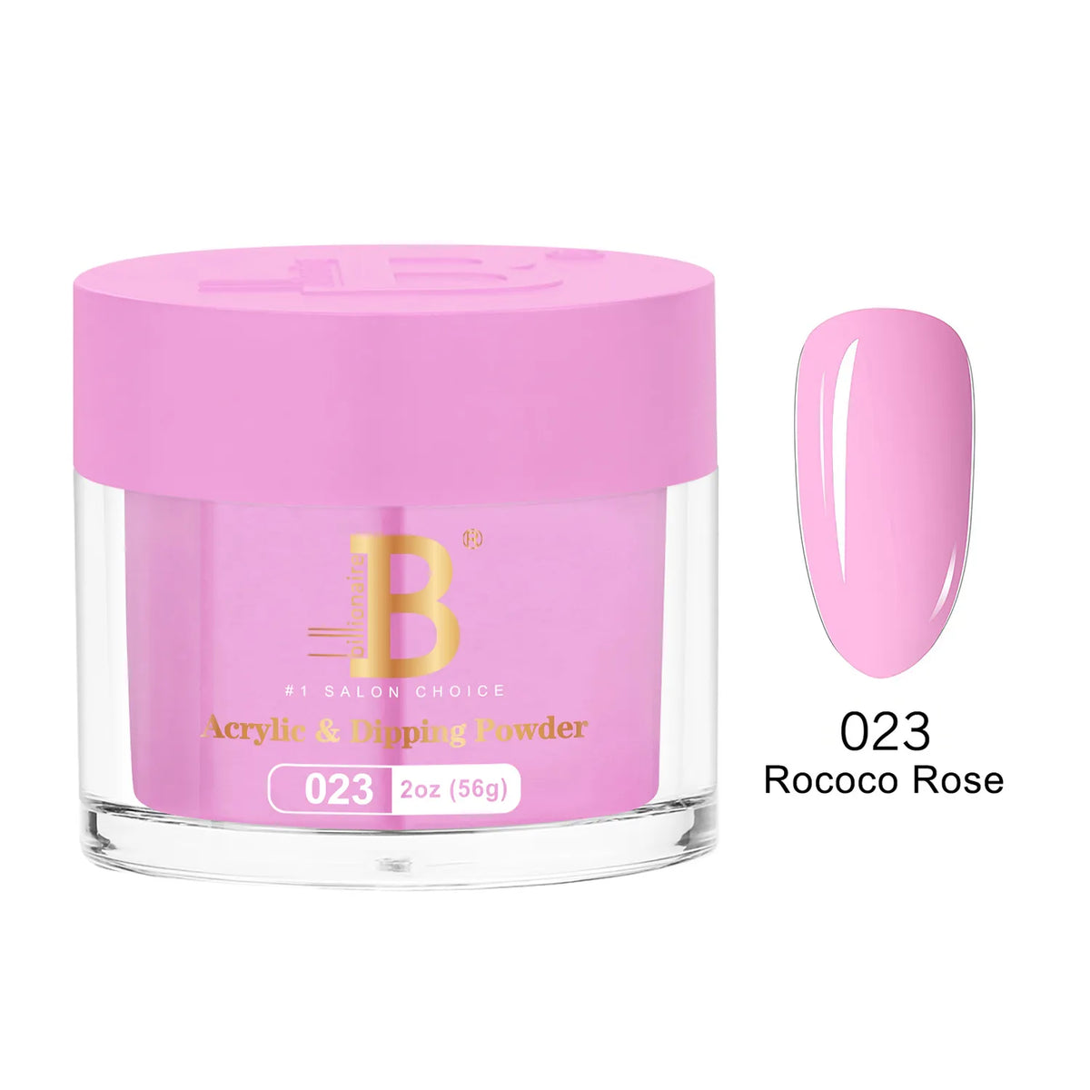 Billionaire Imperial Acrylic & Dipping Powder 023 Rococo Rose 2 oz jar